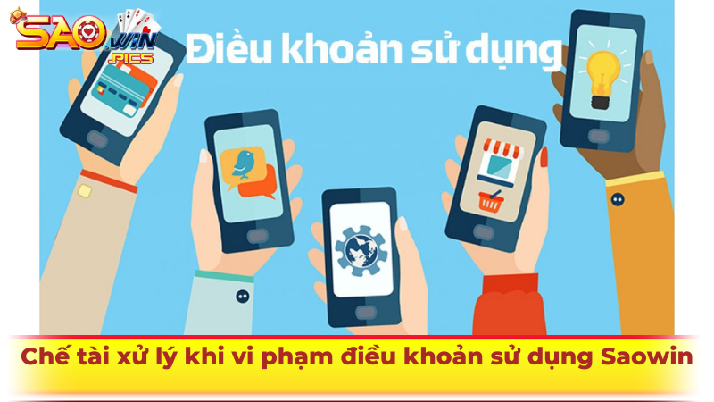 Chế tài xử lý khi vi phạm điều khoản sử dụng Saowin